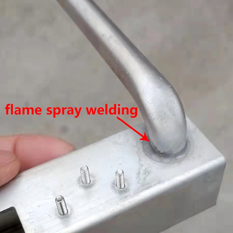 Anti-Air Leakage Iron Aluminum Flame Spray Welding Pipe Accessories