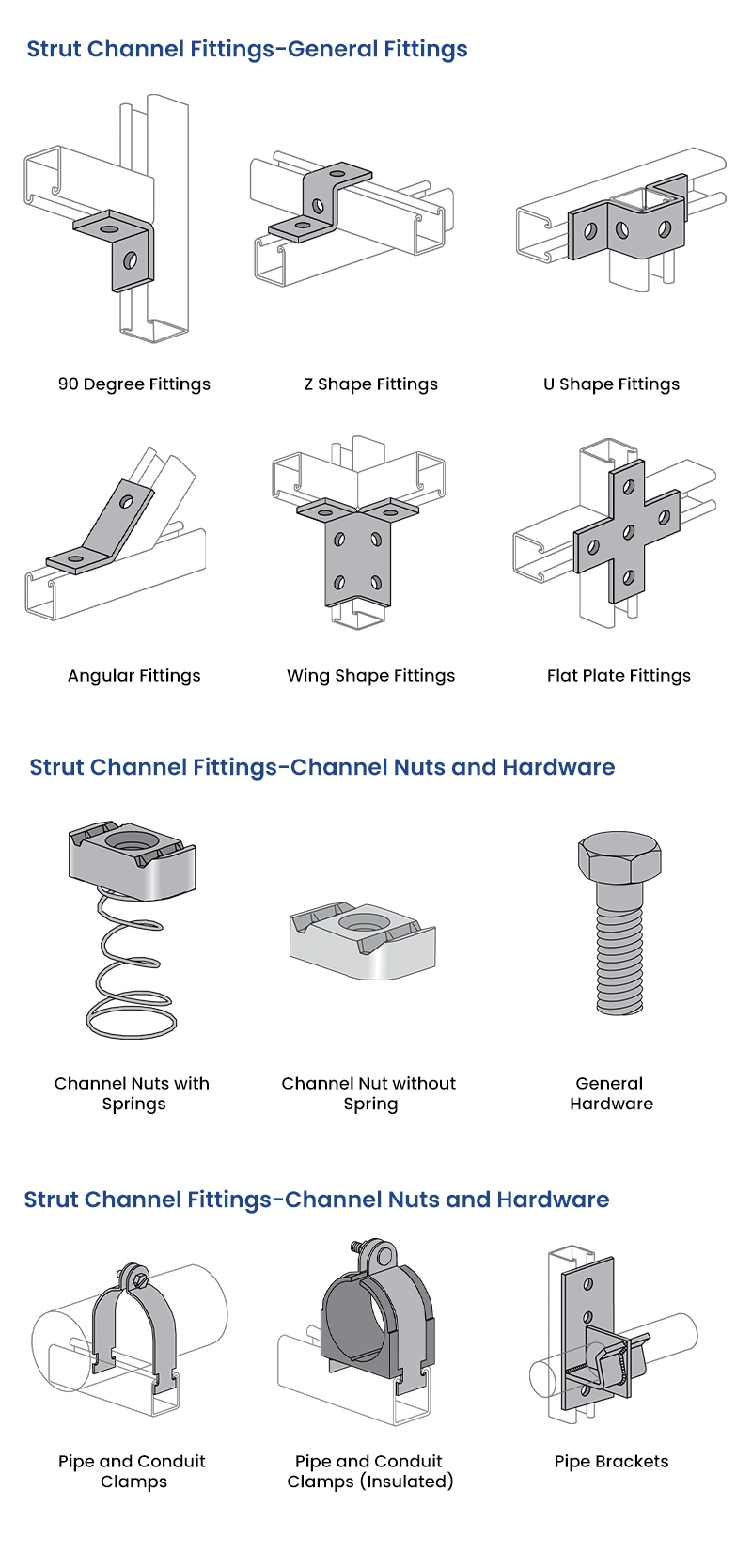 Steel Channelssubscribe to Trade Alert 00: 0100: 15view Larger Imageadd to Comparesharegalvanized Strut Channel 41X41 C Channel Unistrut Seismic Br