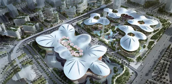 長距離耐震性軽量鋼で作られた現代的な建設ワークショップ